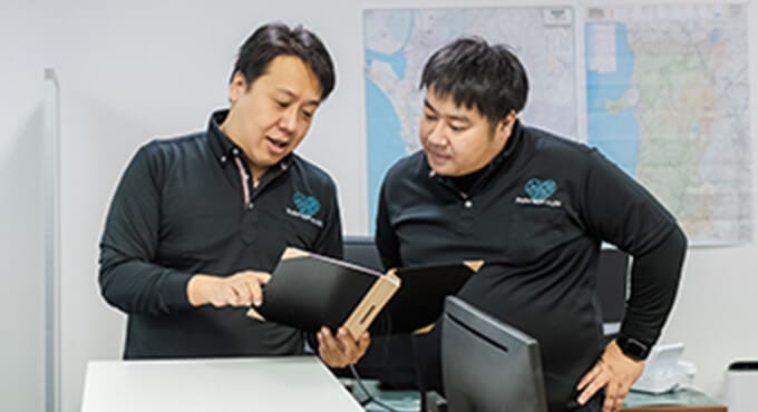 サポートを受けてトラブル解決